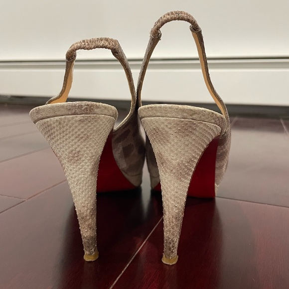 Christian Louboutin pumps snake skin- dust bag included - Picture 6 of 6